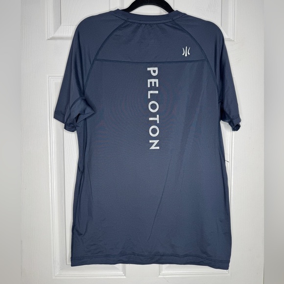 RHONE X PELOTON Men’s Navy Blue Moisture Wicking Athletic T-Shirt Size M - Picture 2 of 5